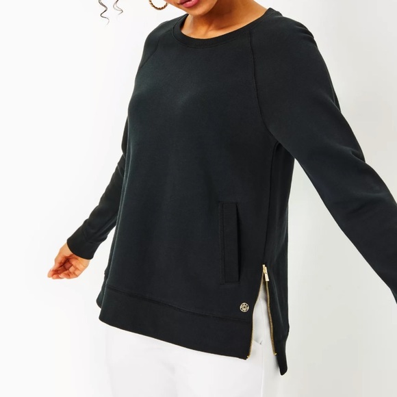 Lilly Pulitzer NAVY Beach Comber pullover - Picture 6 of 11